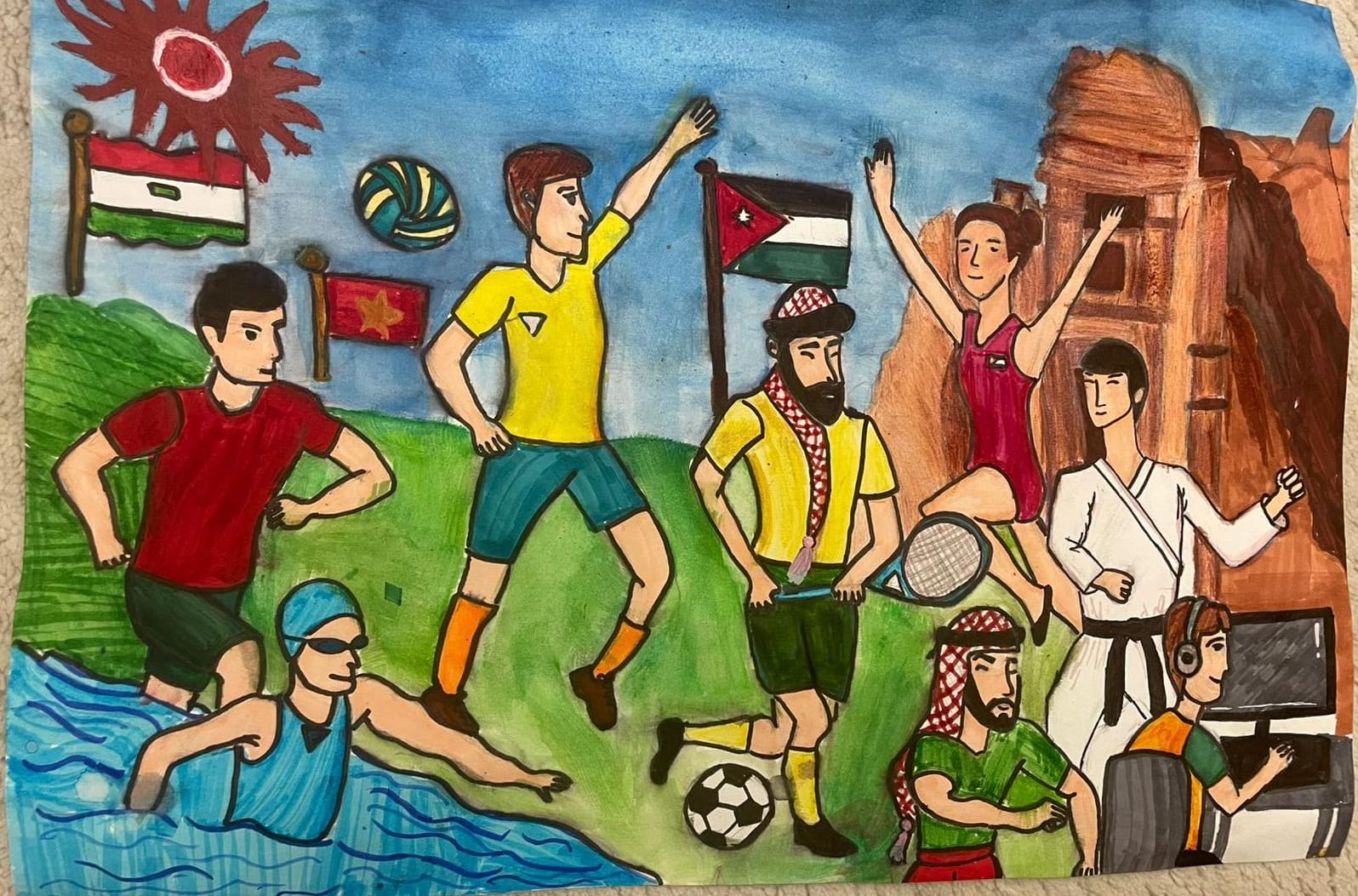 لين بطاينة - مركز زها الثقافي خلدا