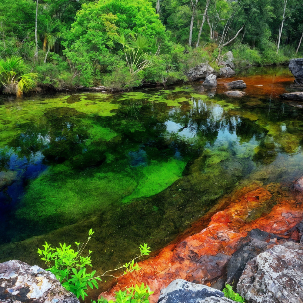 "كانيو كريستالس".. النهر الذي جمع الألوان في مجراه