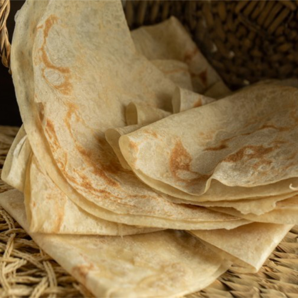 خبز الشراك رفيق المائدة الأردنية