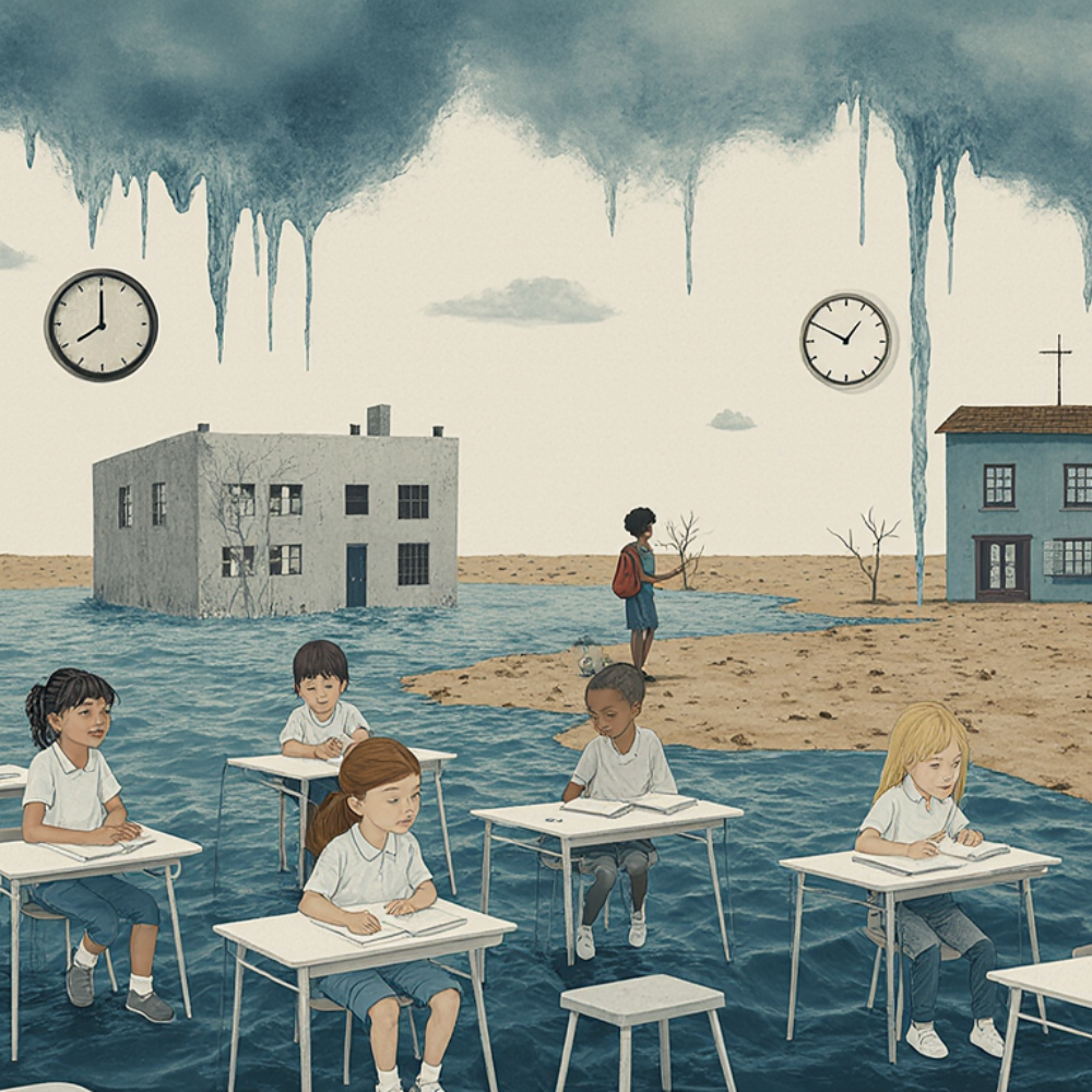 هل يؤثر التغير المناخي على العملية التعليمية؟