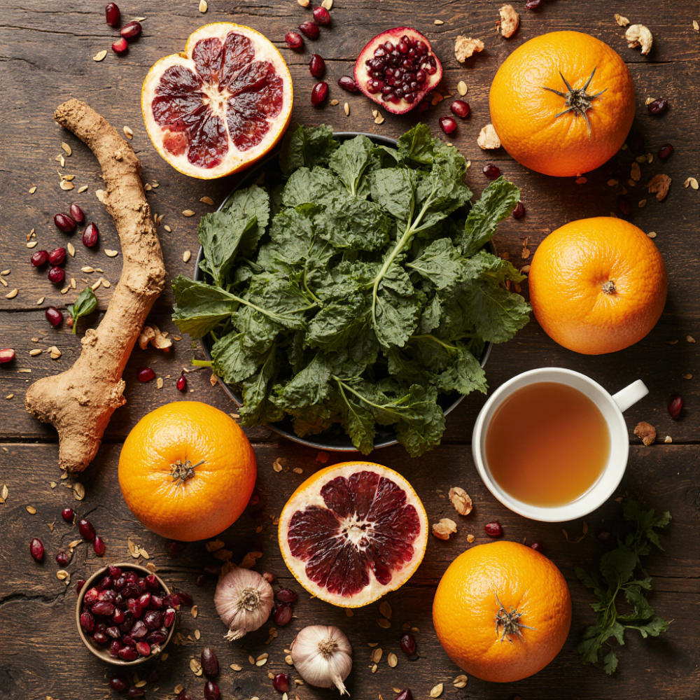 أطعمة تقوّي المناعة في موسم الشتاء