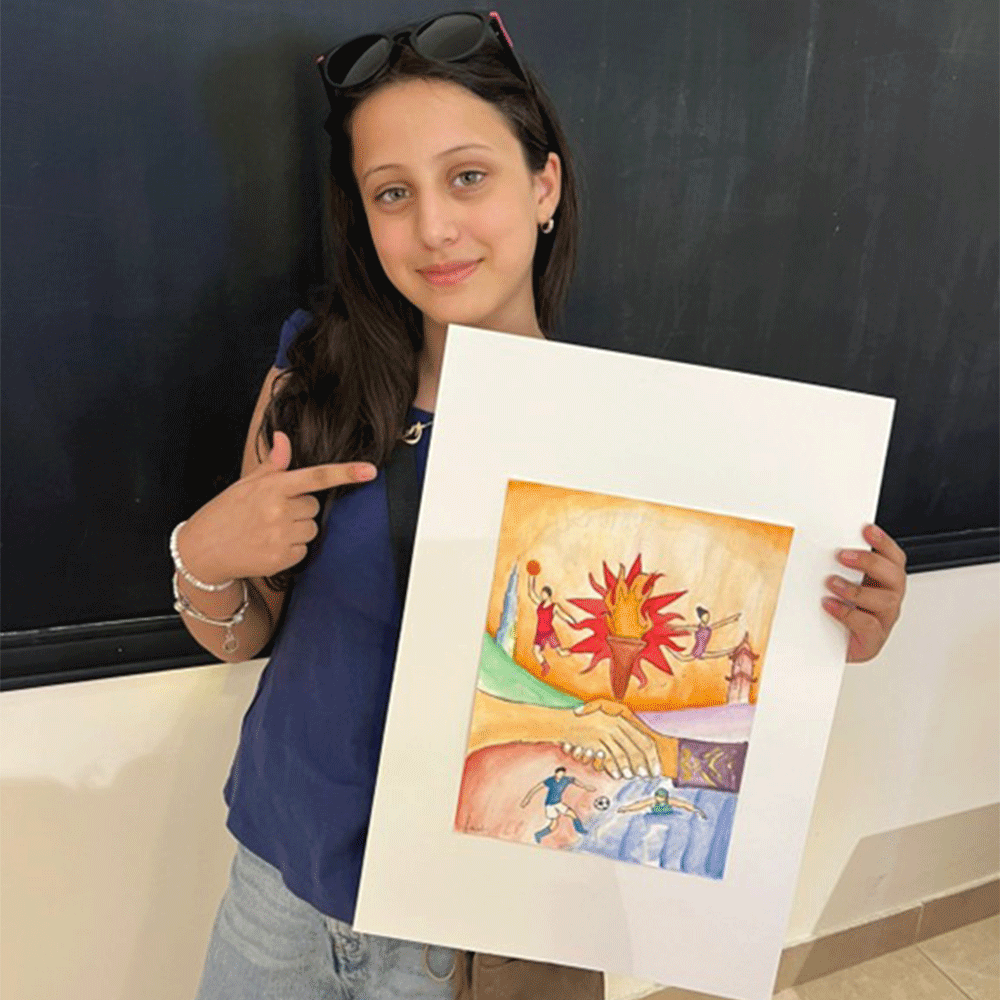 فرحتي بالفوز في مسابقة الرسم للألعاب الآسيوية – لحظة لن أنساها